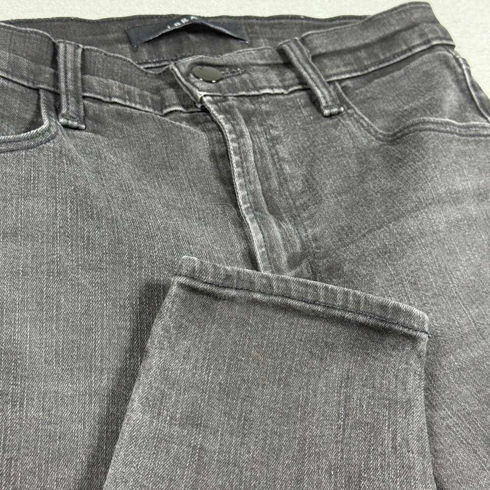 J Brand Womens High Rise Skinny Jeans Faded Black Denim Size 27